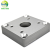 Kundenspezifische Fertigungs-CNC-Bearbeitung Aluminiumkühlblock mit klarem Anodisieren