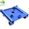 Kundenspezifische blaue anodisierende Mutternkörper 6083 Aluminium-CNC-Bearbeitungsteile